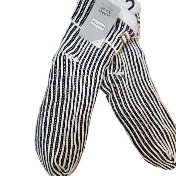 Hunter Pinstripe Unisex Slipper Socks - Picture 2 of 5
